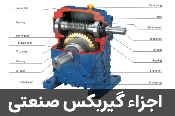 آشنایی با اجزای گیربکس صنعتی